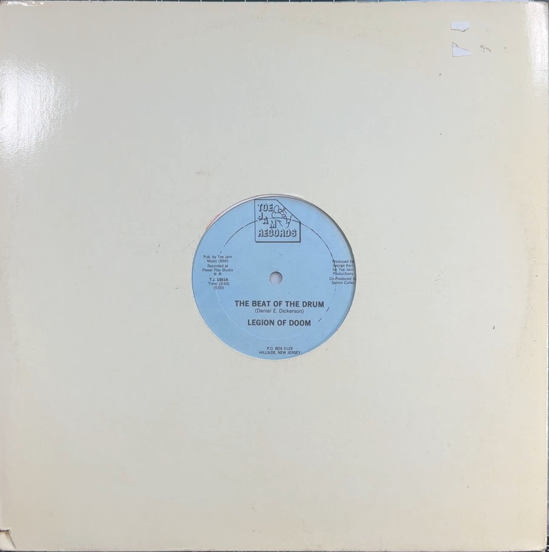 Legion Of Doom - The Beat of The Drum 1986 US Hip Hop VG