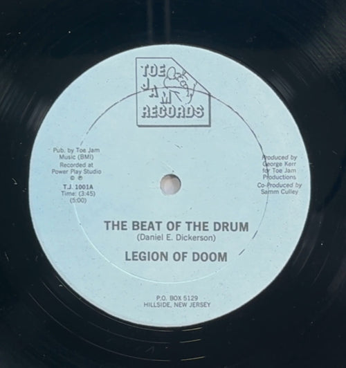 Legion Of Doom - The Beat of The Drum 1986 US Hip Hop VG