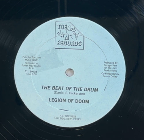 Legion Of Doom - The Beat of The Drum 1986 US Hip Hop VG