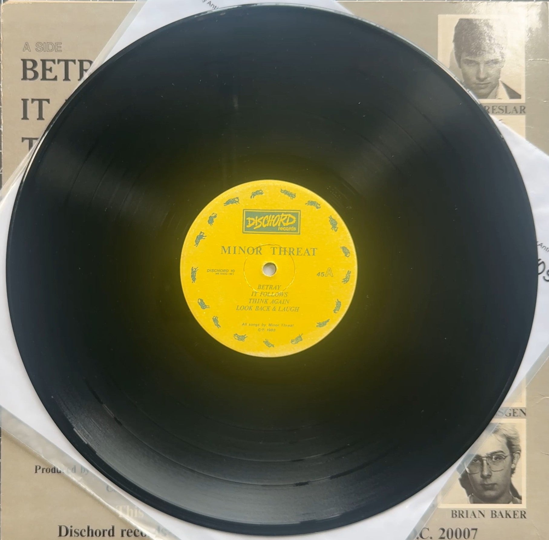 Minor Threat - Out Of Step 1983 US 1st Pressing VG/VG+