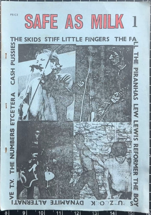UK Punk Zine - Safe As Milk #1 - c. 1979 VG+