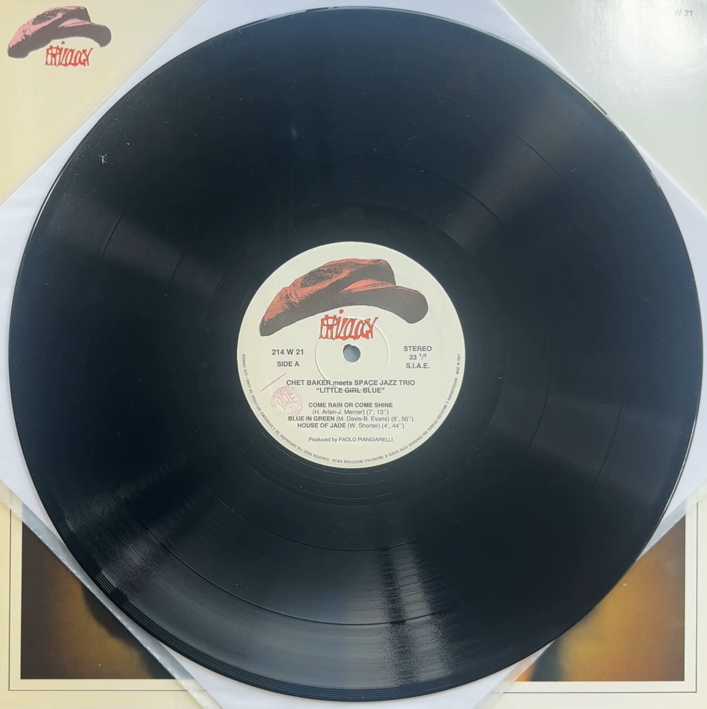 Chet Baker meets Space Jazz Trio - Little Girl Blue 1988 Italy Original VG+/VG+