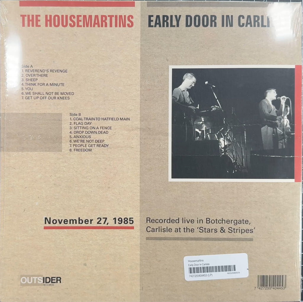 Housemartins - Early Door in Carlisle 2025 Euro Red Vinyl SEALED/NM