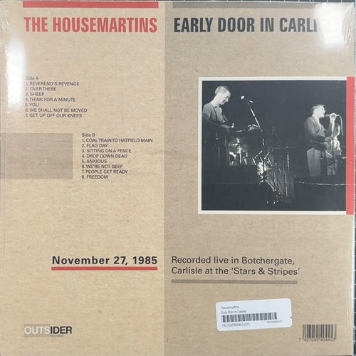 Housemartins - Early Door in Carlisle 2025 Euro Red Vinyl SEALED/NM