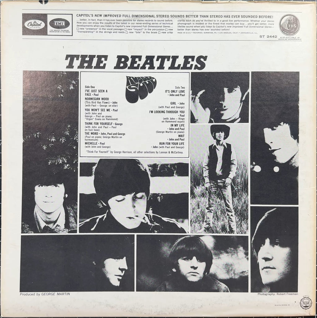 The Beatles Rubber Soul 1971 US VG+/VG+