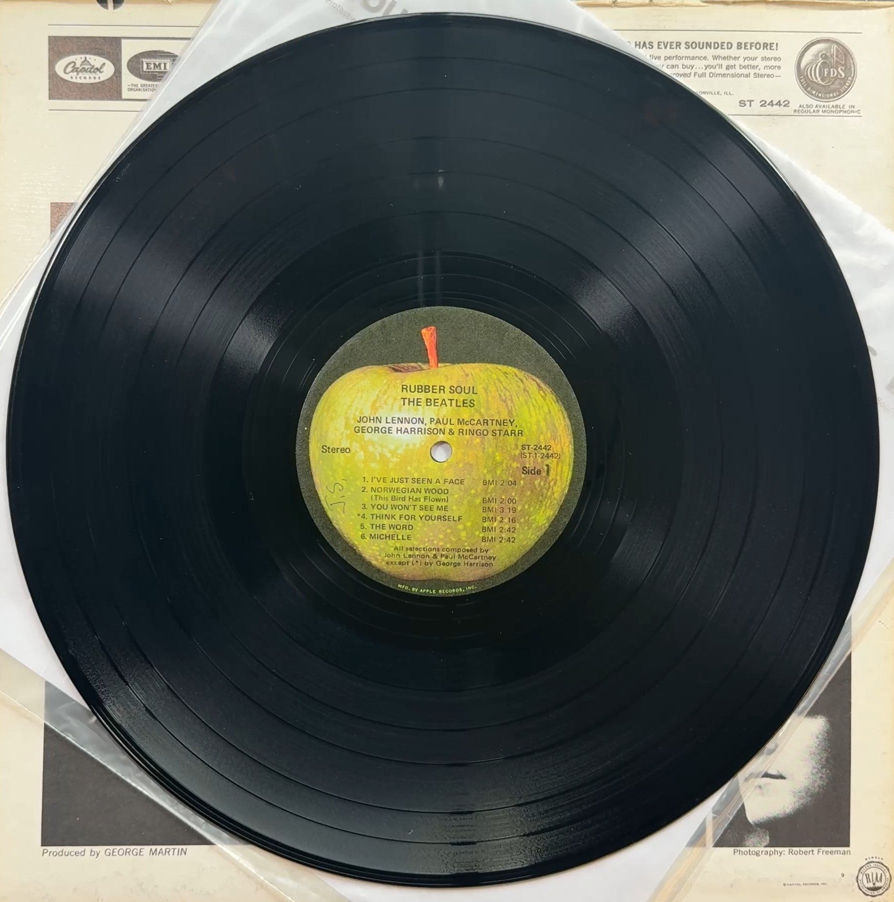 The Beatles Rubber Soul 1971 US VG+/VG+