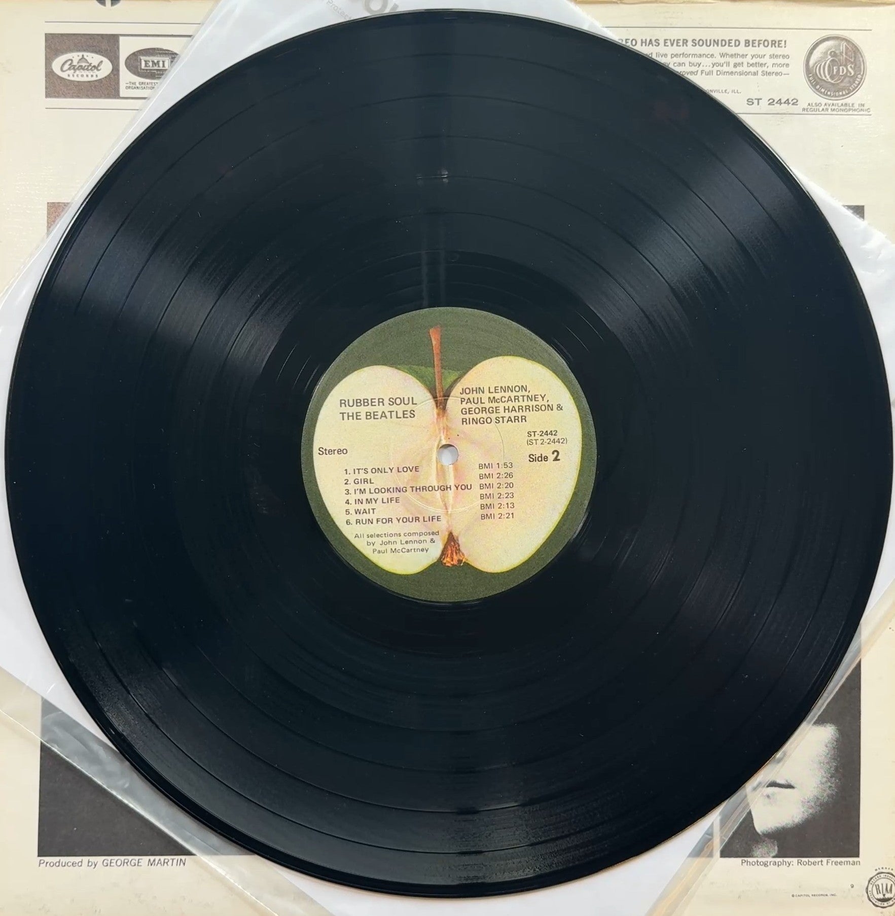 The Beatles Rubber Soul 1971 US VG+/VG+