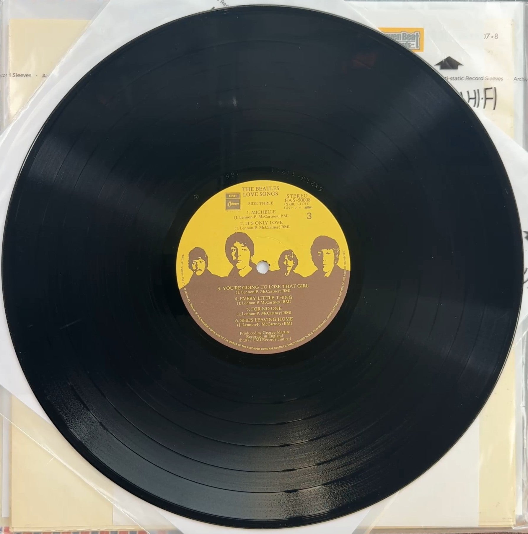 The Beatles - Love Songs 1977 Japan 1st Press VG/VG+
