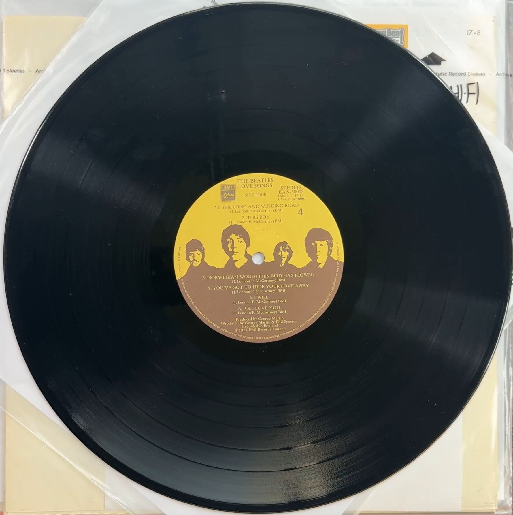 The Beatles - Love Songs 1977 Japan 1st Press VG/VG+