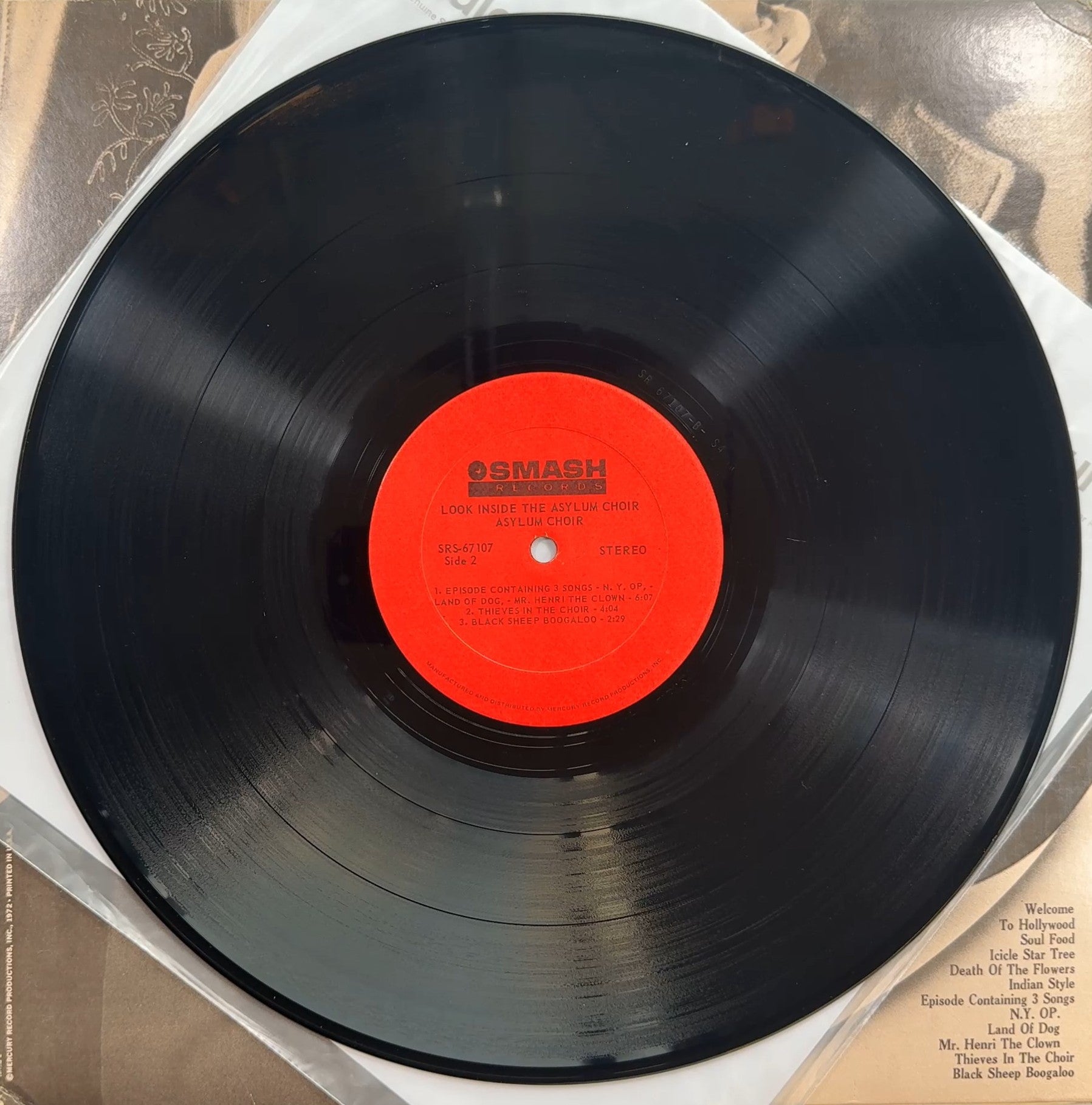 Look Inside The Asylum Choir 1972 US Reissue VG/VG+