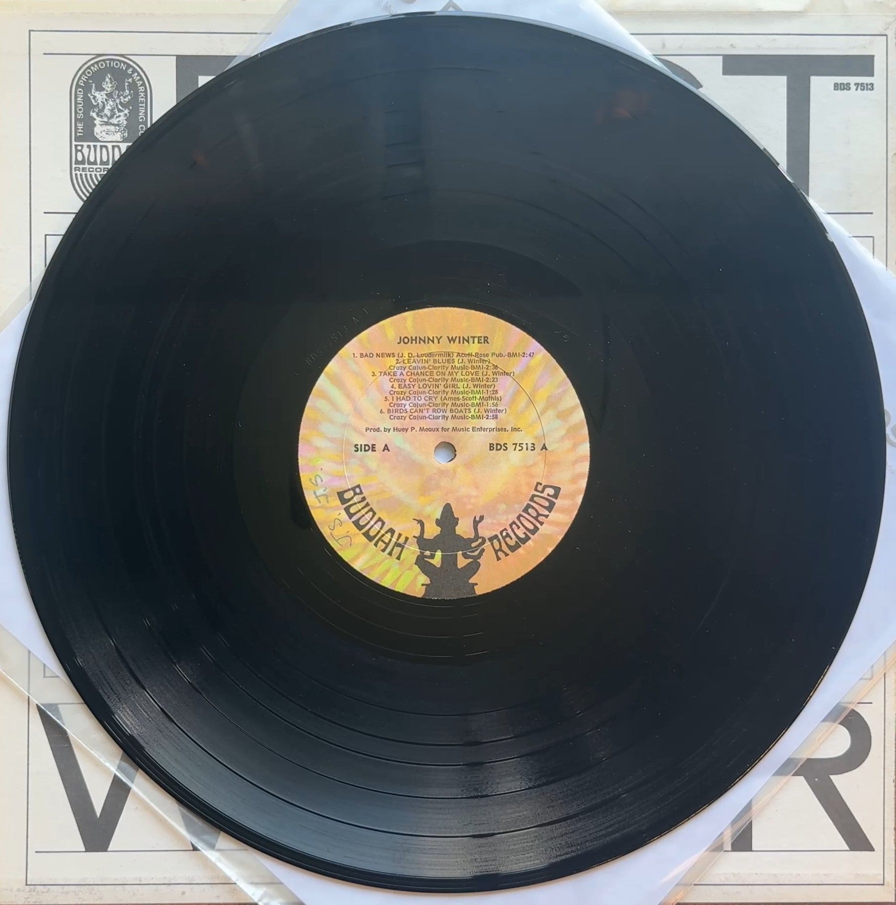 Johnny Winter First Winter 1969 US 1st Press VG+/VG+