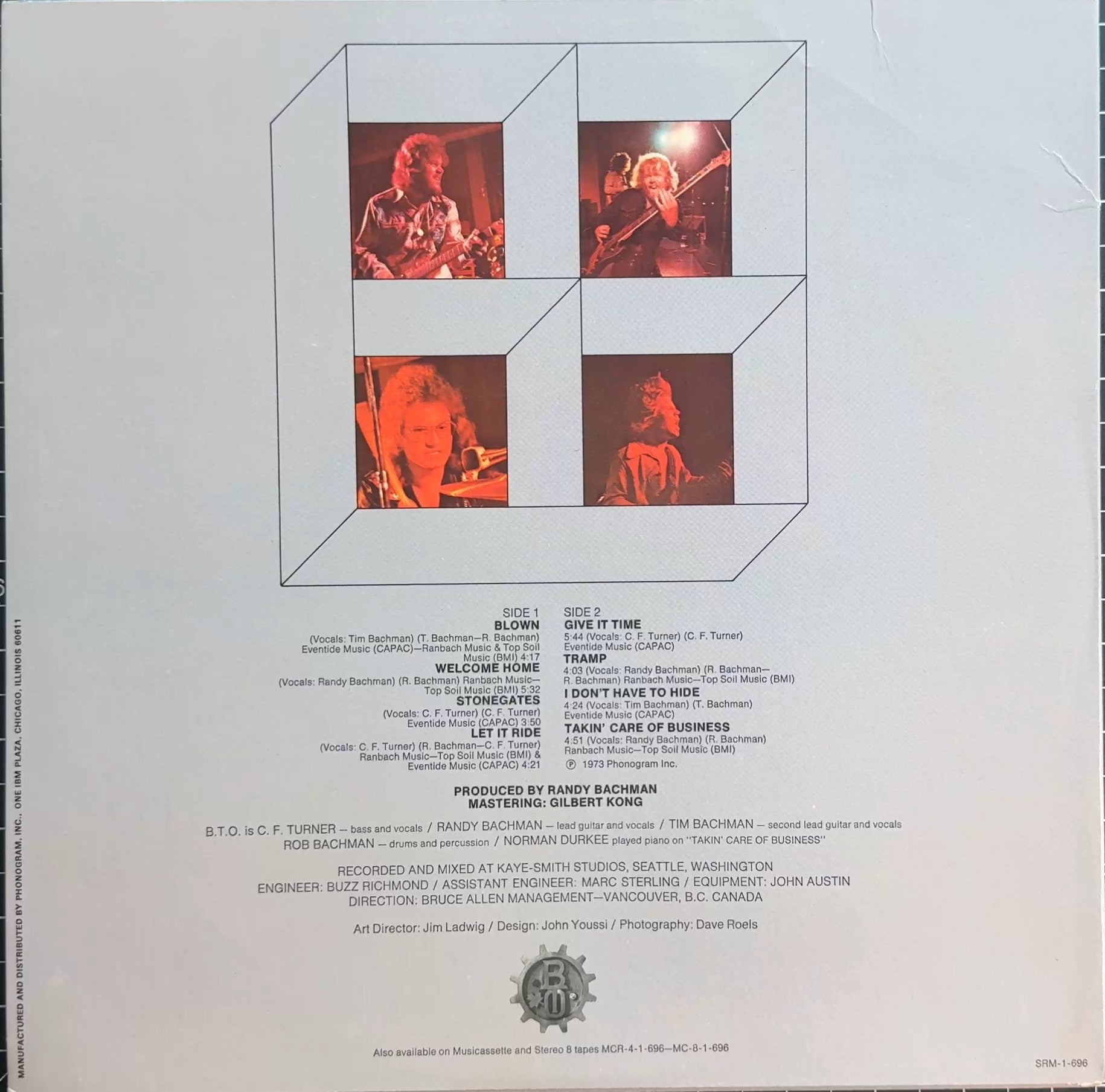 Bachman-Turner Overdrive II 1973 US 1st Press VG+/VG+