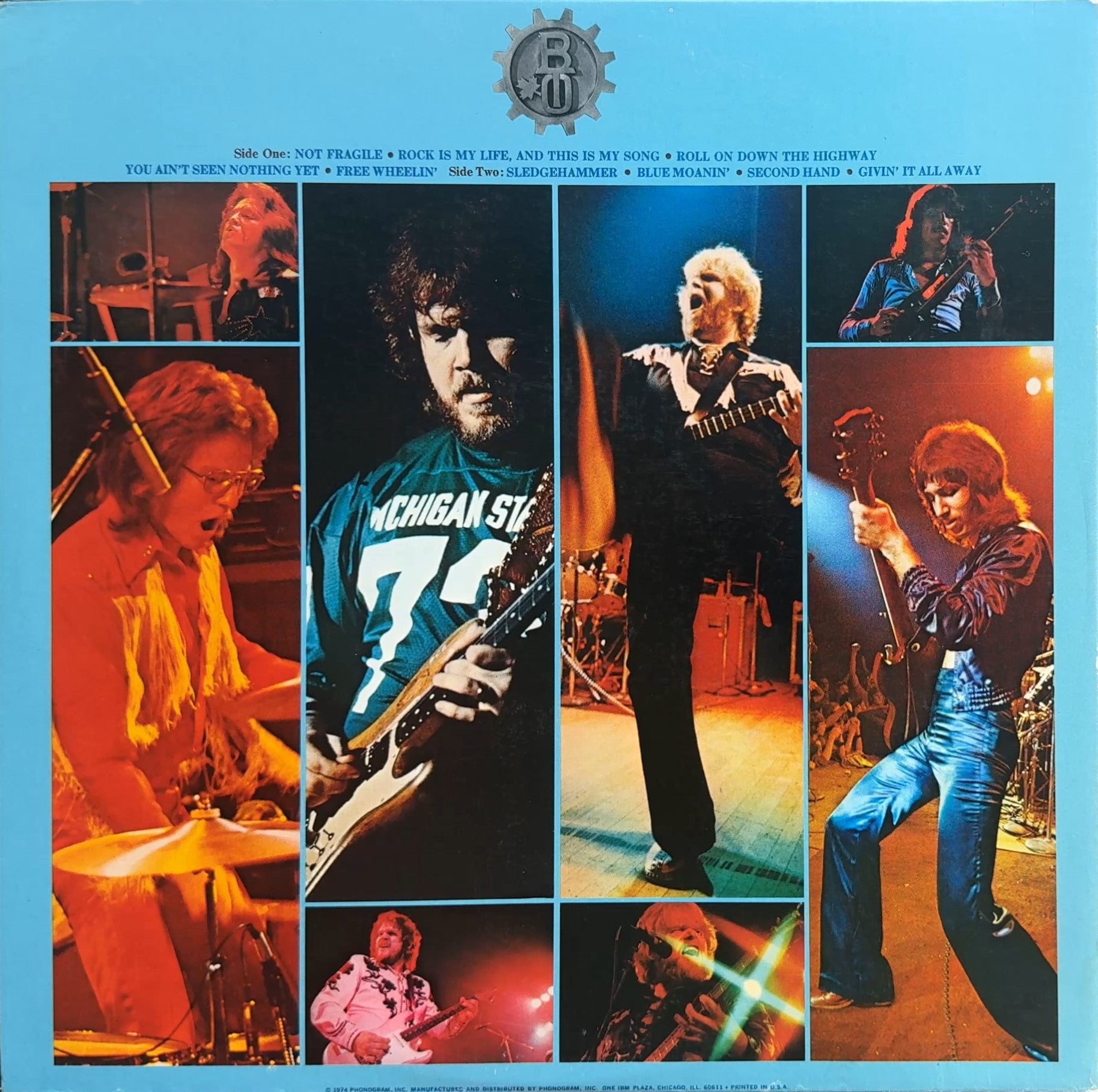 BTO Not Fragile 1974 US 1st Press Embossed Cover VG+/VG+