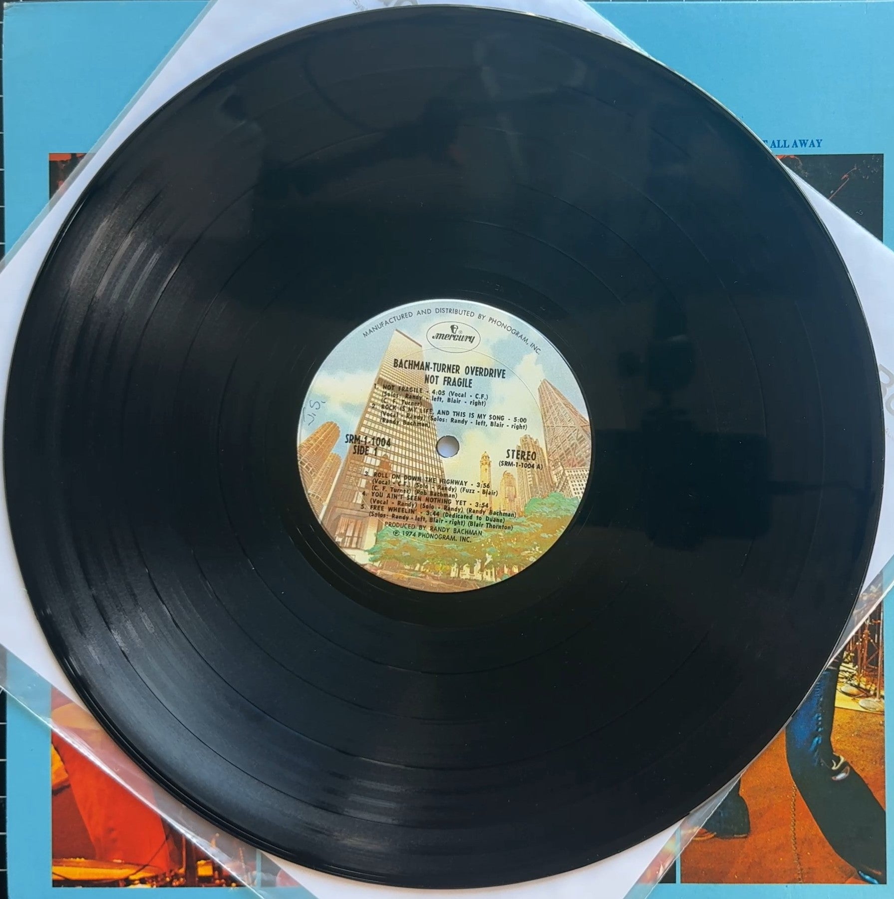BTO Not Fragile 1974 US 1st Press Embossed Cover VG+/VG+