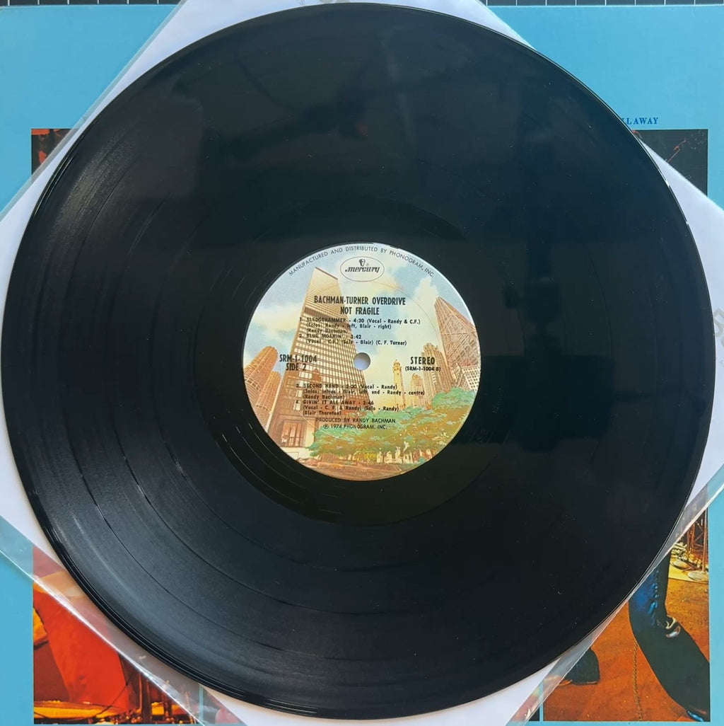 BTO Not Fragile 1974 US 1st Press Embossed Cover VG+/VG+