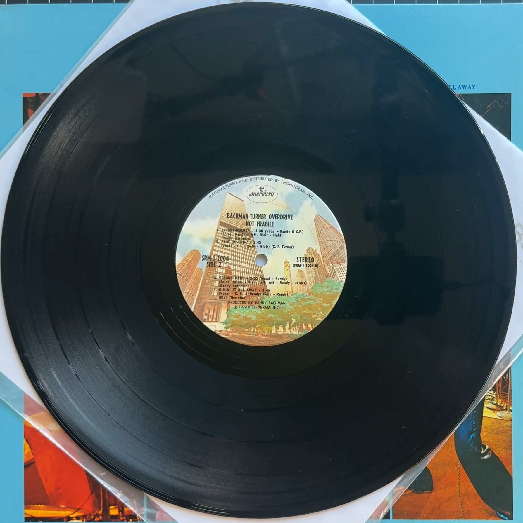 BTO Not Fragile 1974 US 1st Press Embossed Cover VG+/VG+