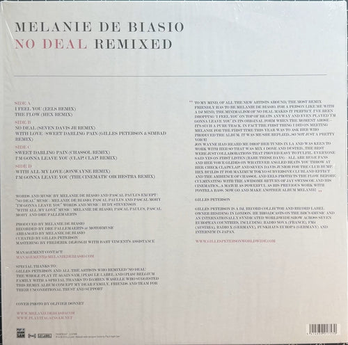 Melanie De Biasio - No Deal Remixed 2015 Belgium 1st 180g VG+/VG+