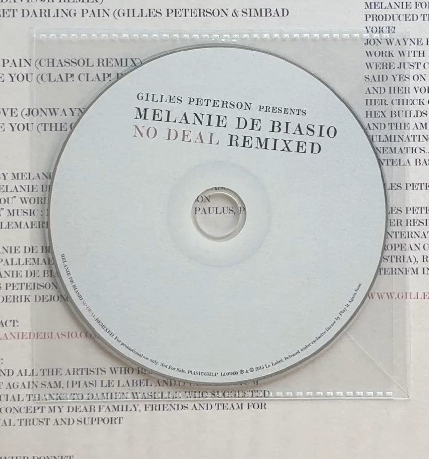 Melanie De Biasio - No Deal Remixed 2015 Belgium 1st 180g VG+/VG+