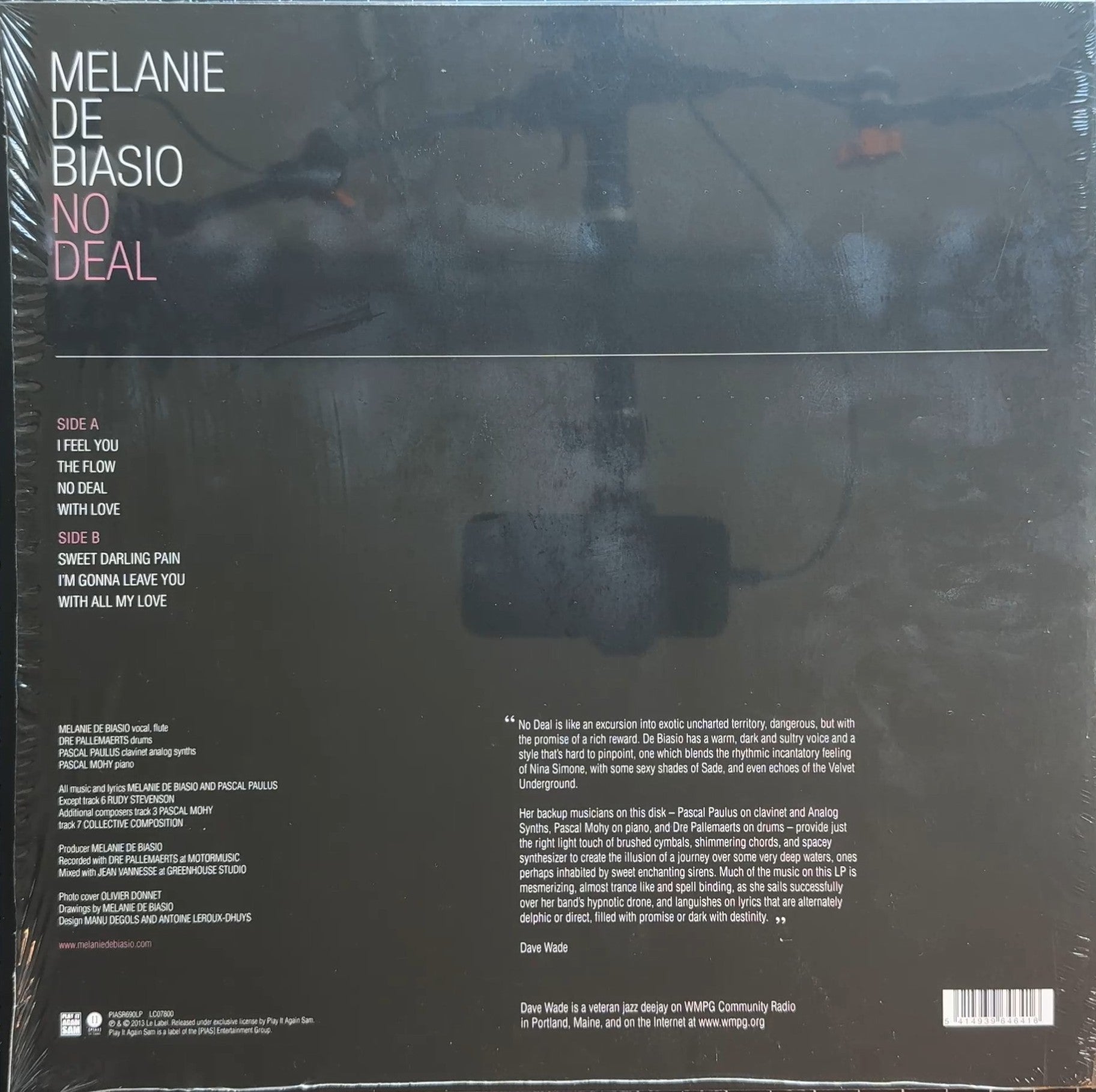 Melanie De Biasio - No Deal 2013 Belgium 1st 180g VG+/VG+