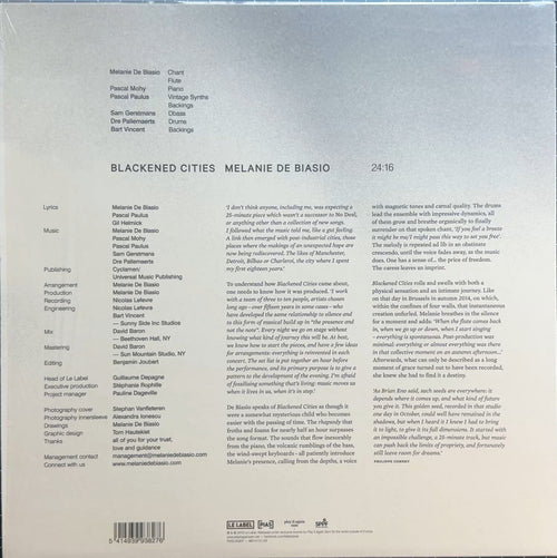 Melanie De Biasio - Blackened Cities EP 2016 Euro 1st 180g VG+/VG+
