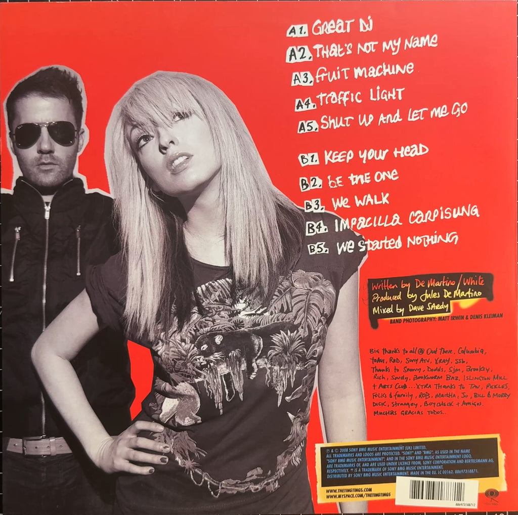 Ting Tings - We Started Nothing 2008 UK 1st Press Ltd Edtn (2,000) Red VG+/VG+