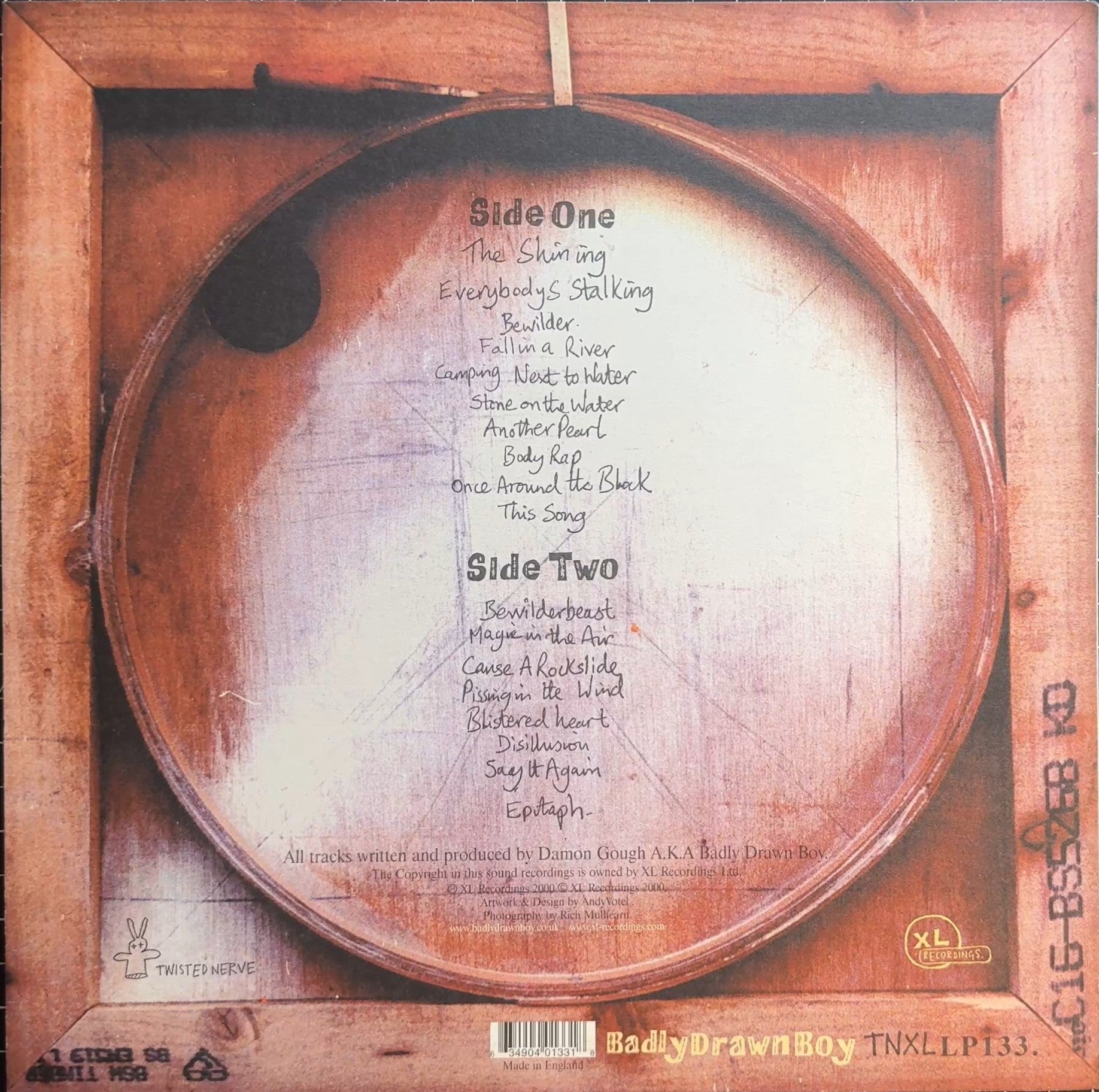 Badly Drawn Boy - The Hour of Bewilderbeast 2000 UK 1st VG+/VG+