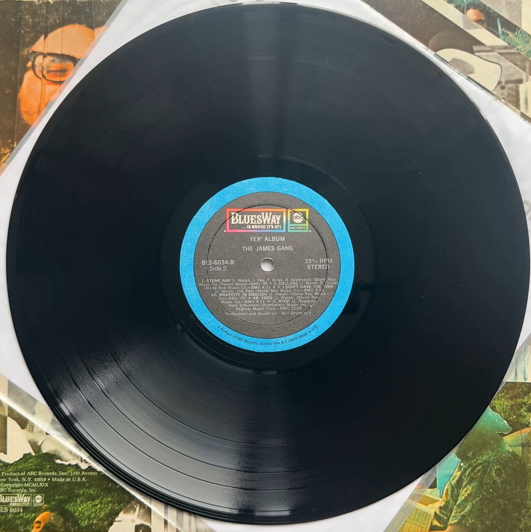 James Gang - Yer' Album 1969 US 1st Press VG/VG+