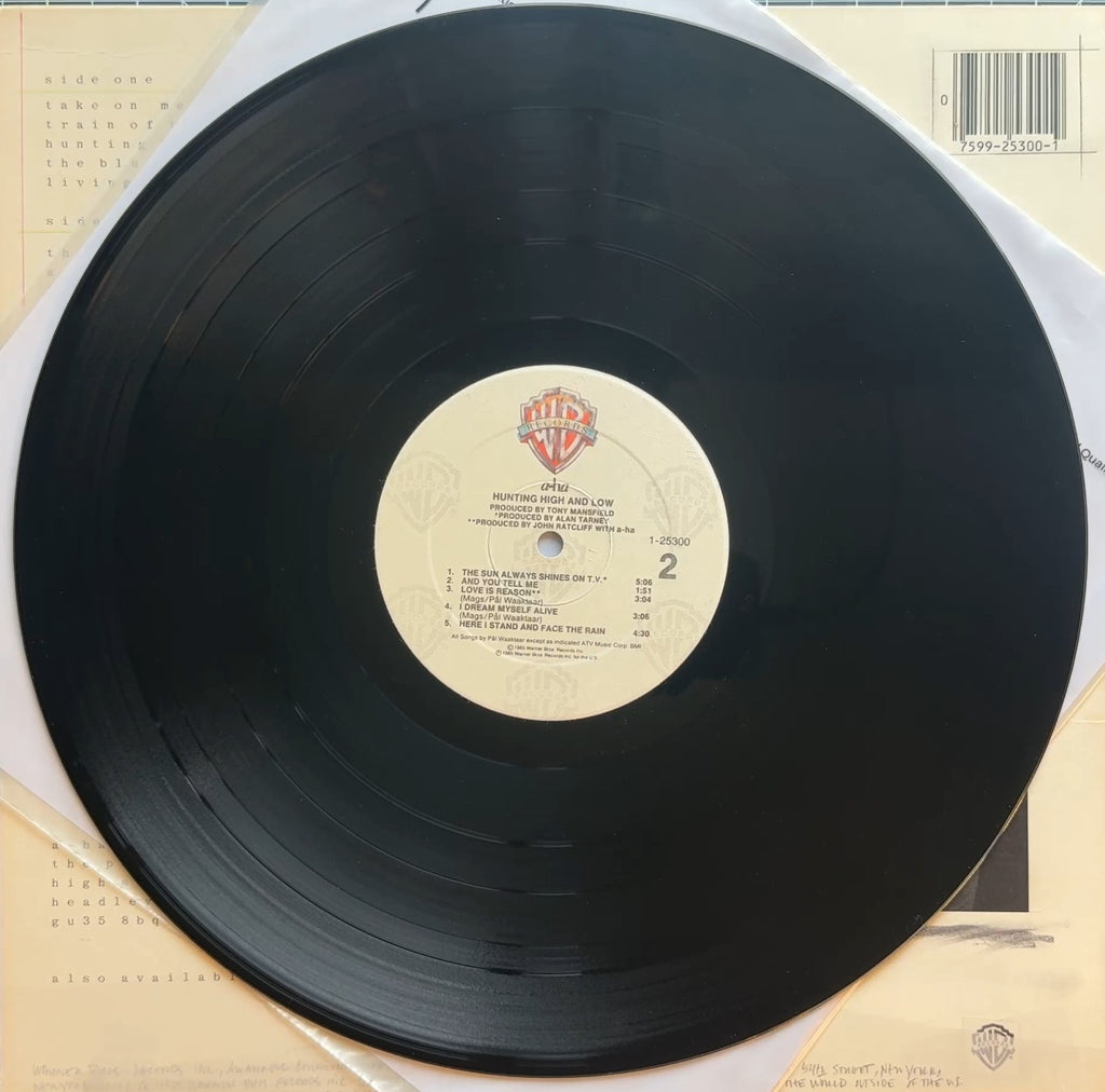 A-ha - Hunting High And Low 1985 US 1st Press VG+/VG+