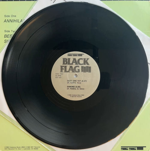 Black Flag - Annihilate This Week 1986 US 1st Press VG+/VG+