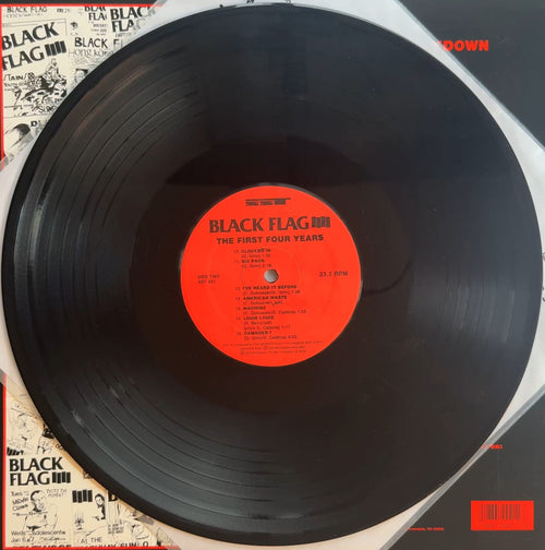 Black Flag - The First Four Years SST 021 VG+/VG+