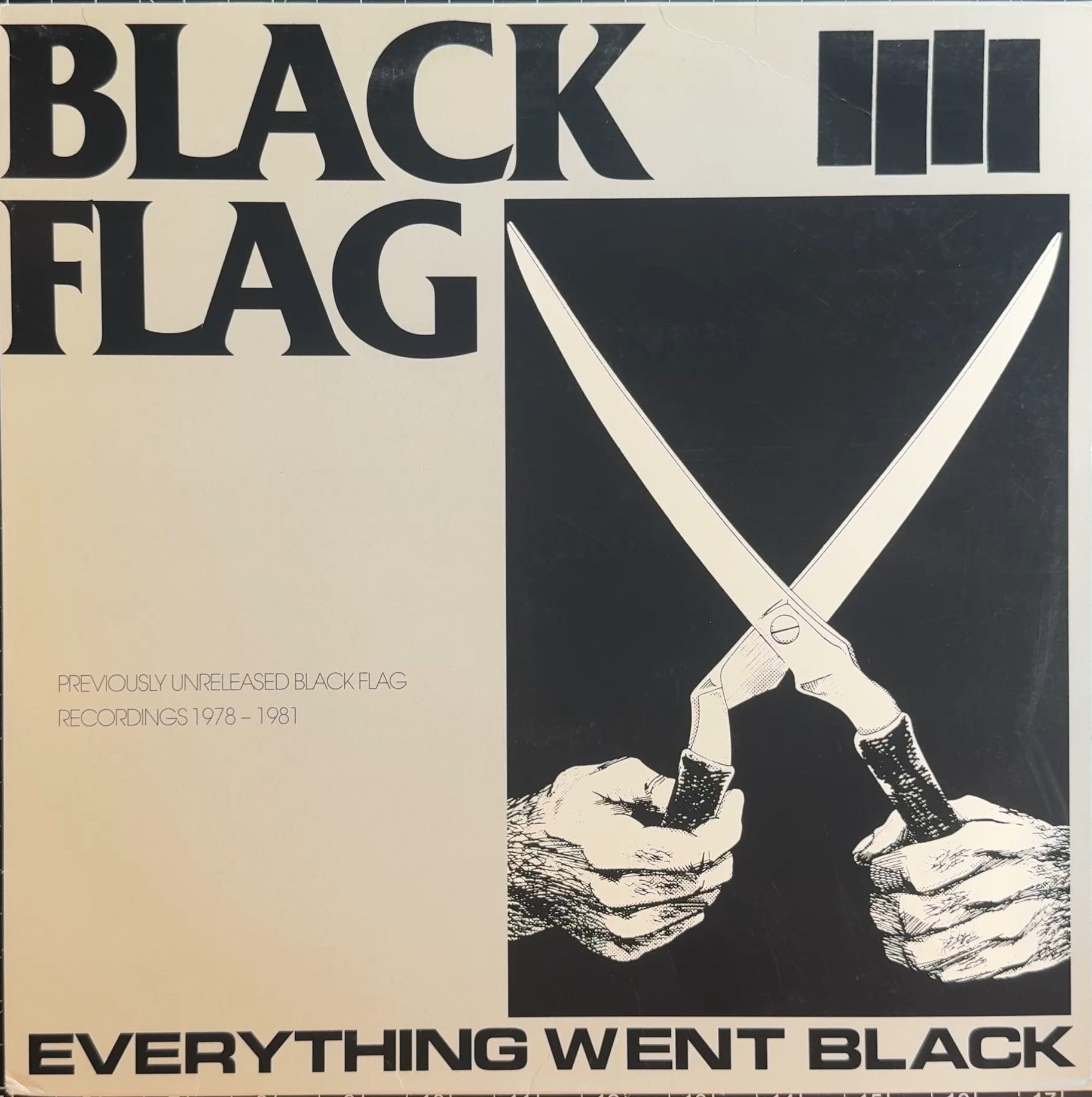 Black Flag Everything Went Black SST 015 VG+/VG+