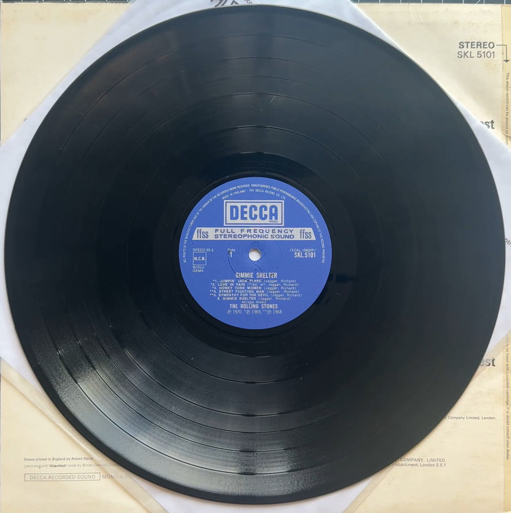 Rolling Stones Gimme Shelter 1971 UK 1st Press VG/VG+