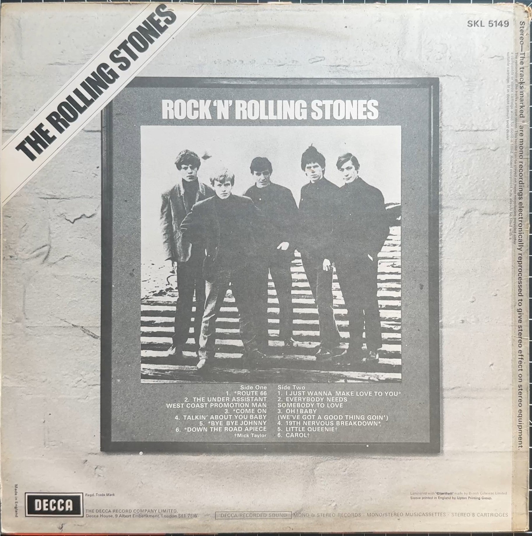 Rock 'N' Rolling Stones 1972 UK 1st Press VG/VG