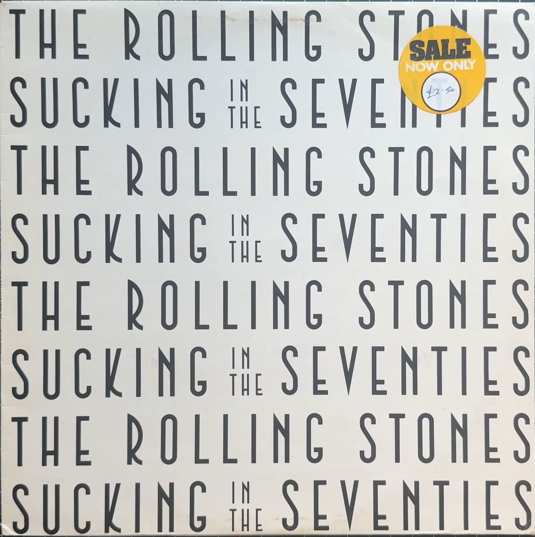 Rolling Stones Sucking In The Seventies 1981 UK 1st Press VG+/VG+