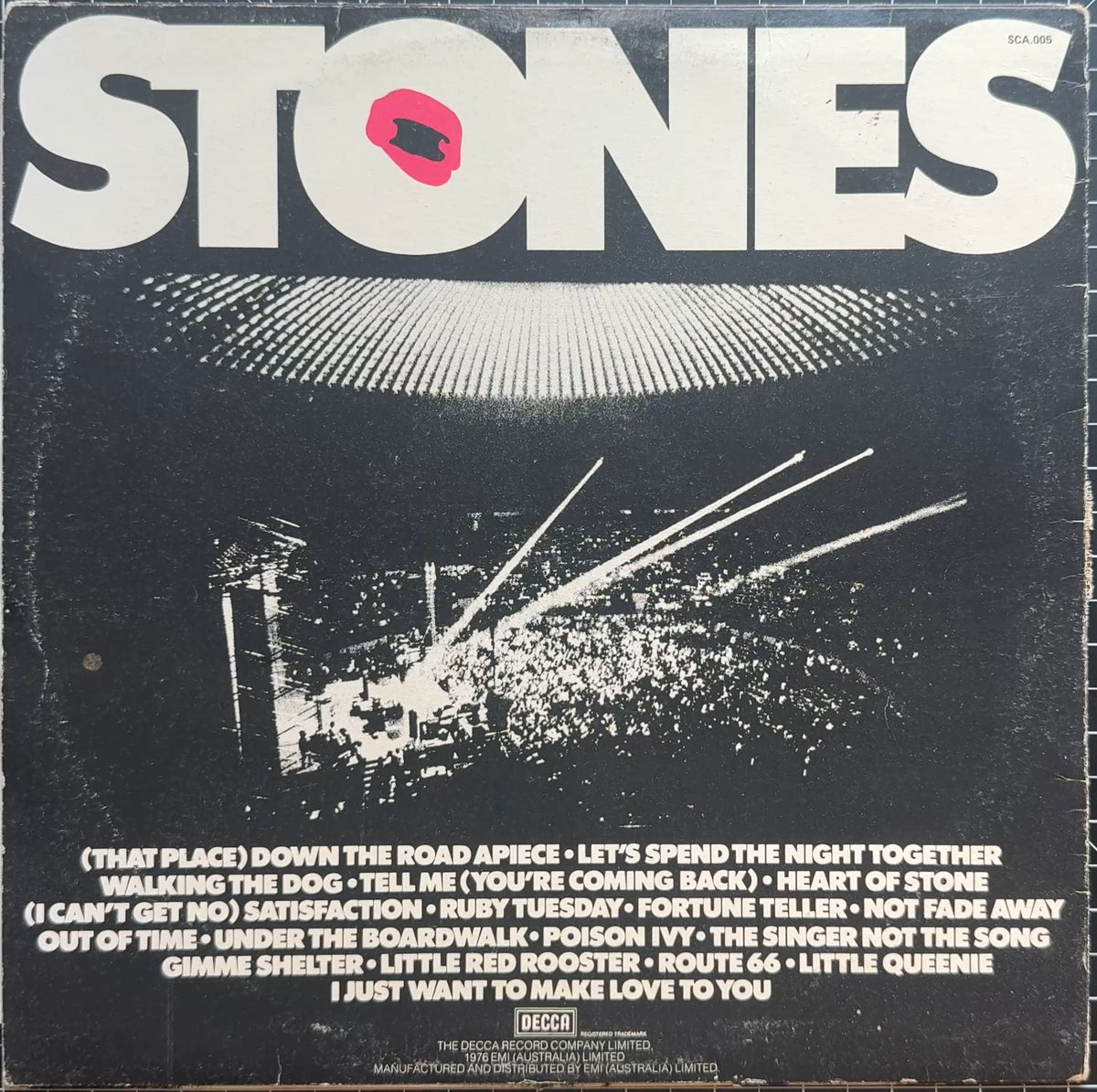 Rolling Stones - Stones 1976 Australia G+/VG