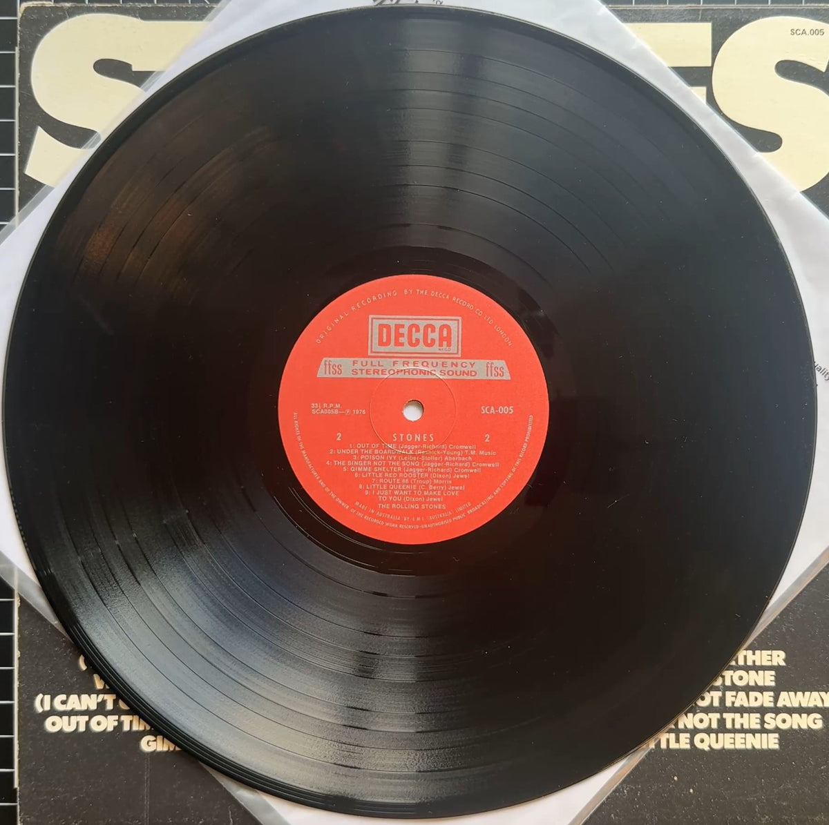 Rolling Stones - Stones 1976 Australia G+/VG