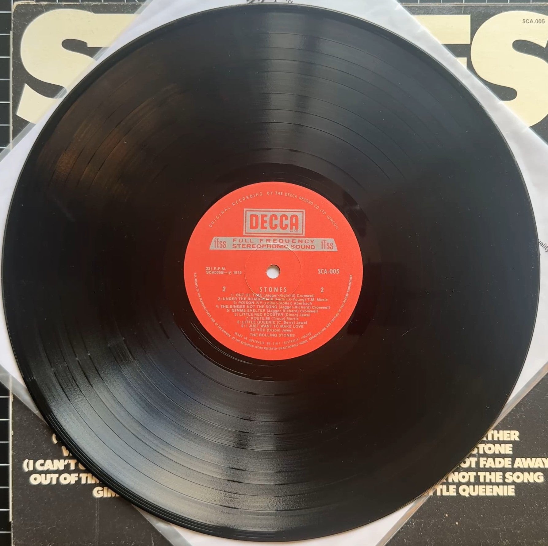 Rolling Stones - Stones 1976 Australia G+/VG