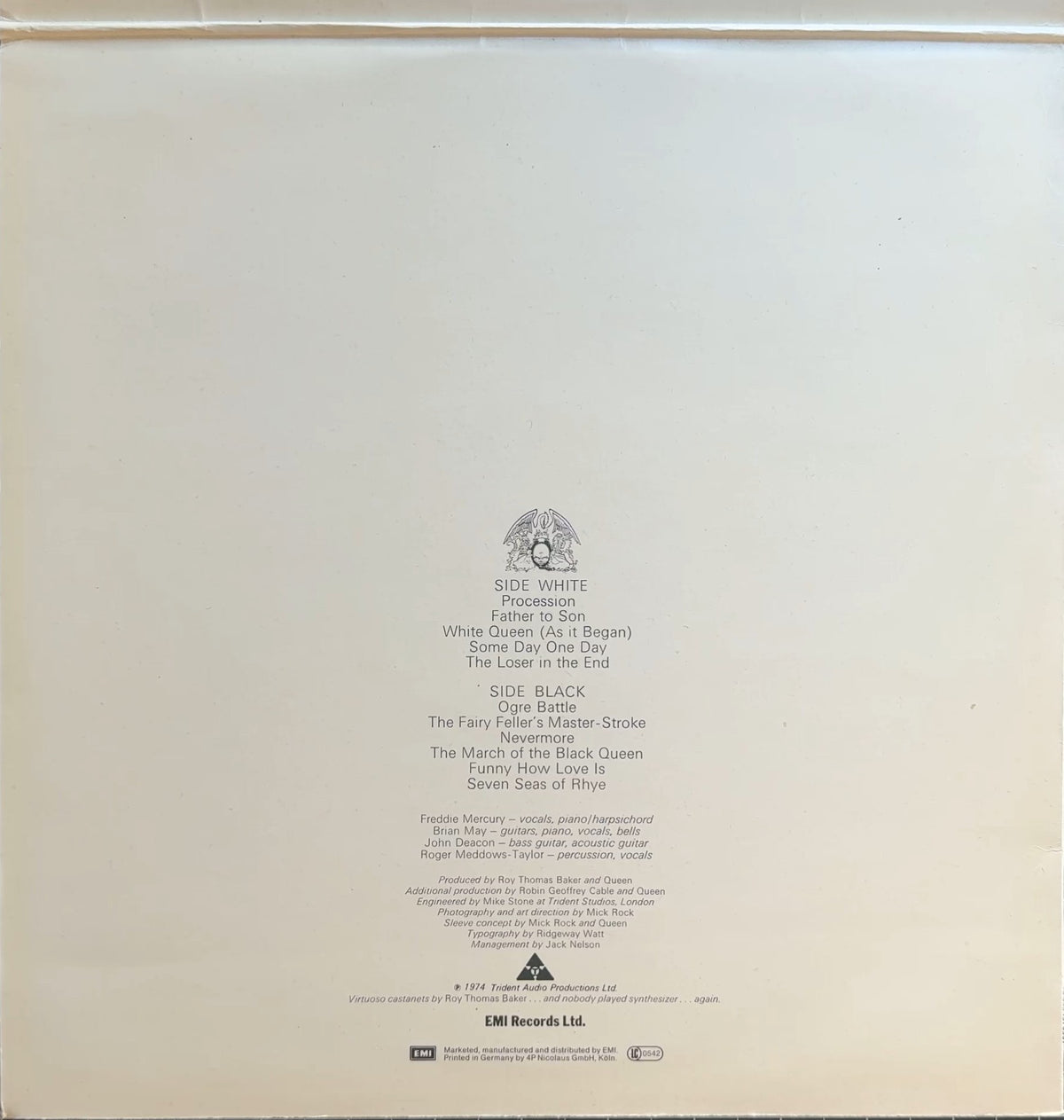 Queen II 1980s European Fame release VG/VG+