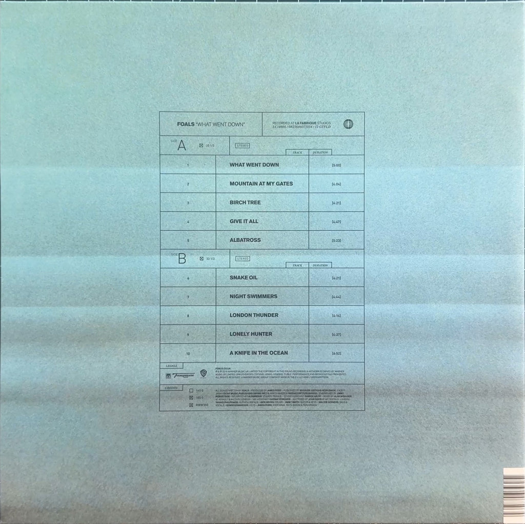 Foals - What Went Down 2015 UK 1st Press 180g VG+/VG+