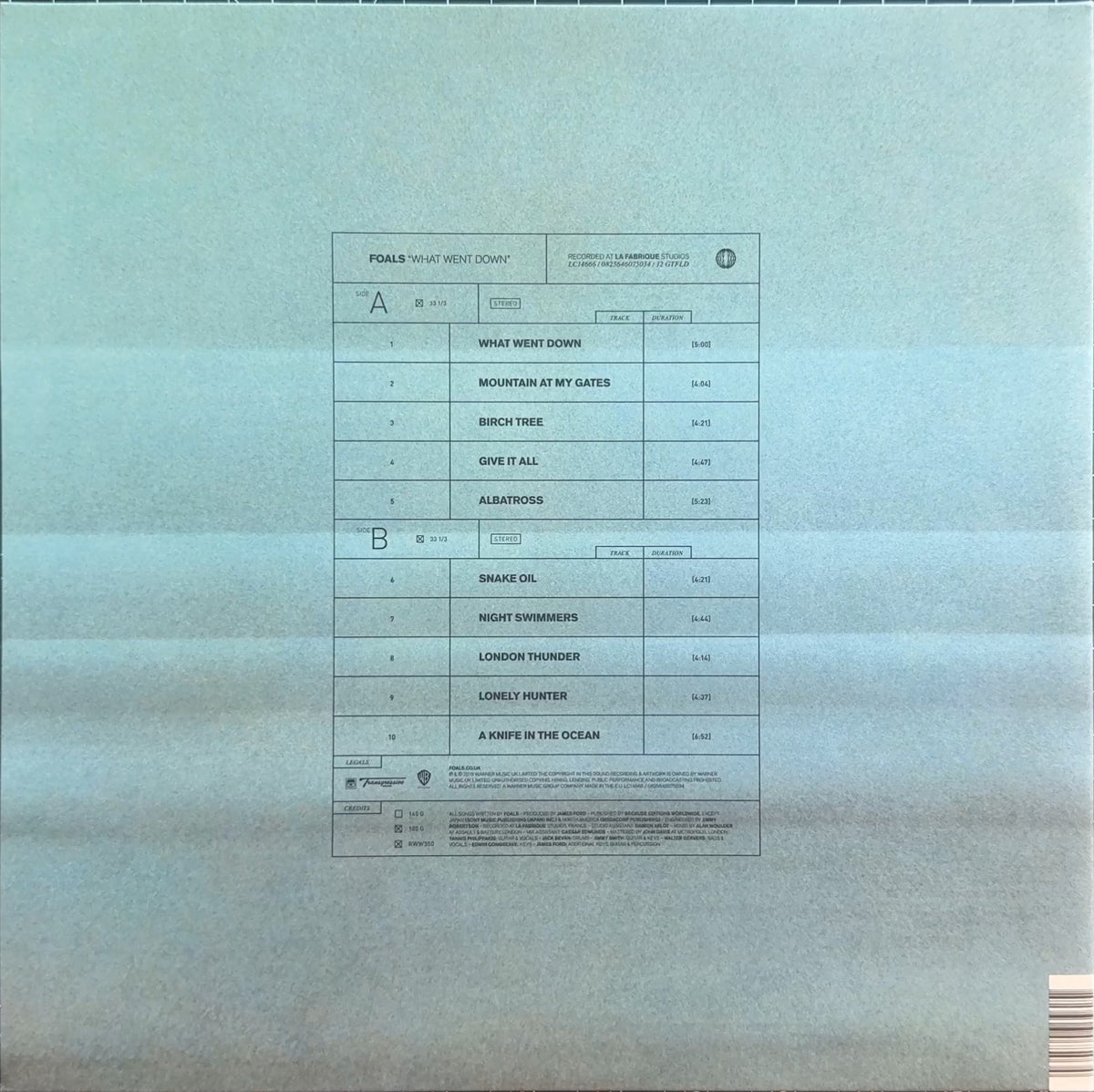 Foals - What Went Down 2015 UK 1st Press 180g VG+/VG+