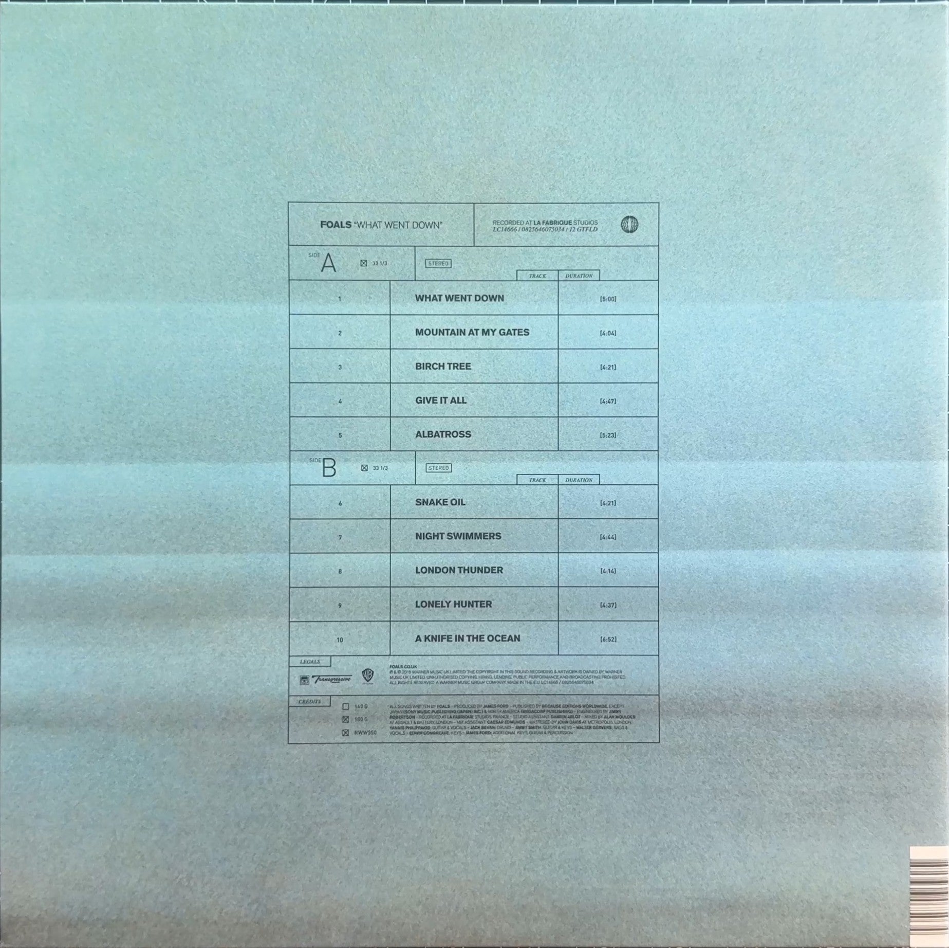 Foals - What Went Down 2015 UK 1st Press 180g VG+/VG+