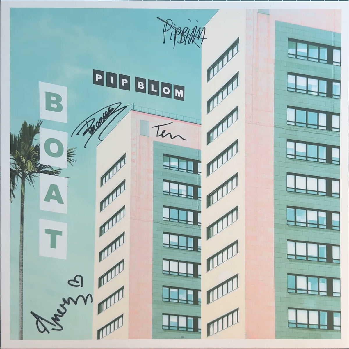 AUTOGRAPH Pip Blom - Boat 2019 UK 1st Press 140g Vinyl Signed