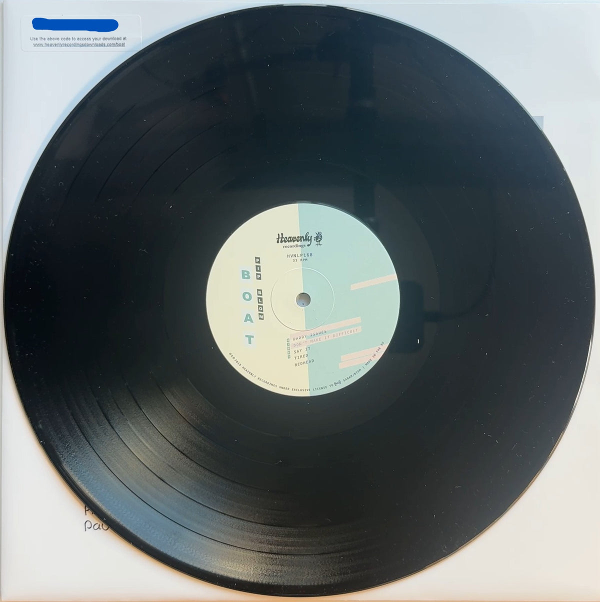 AUTOGRAPH Pip Blom - Boat 2019 UK 1st Press 140g Vinyl Signed