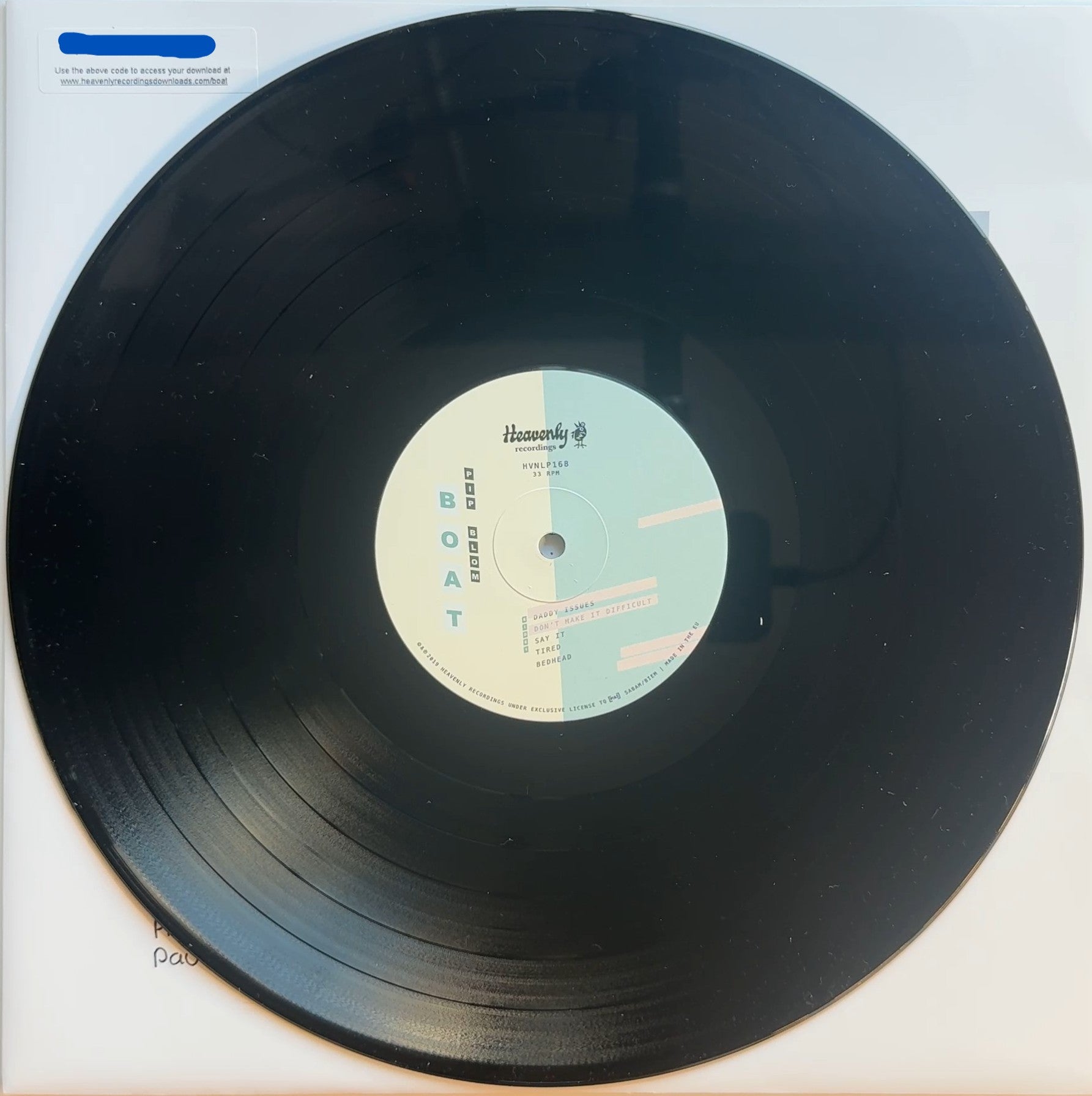AUTOGRAPH Pip Blom - Boat 2019 UK 1st Press 140g Vinyl Signed