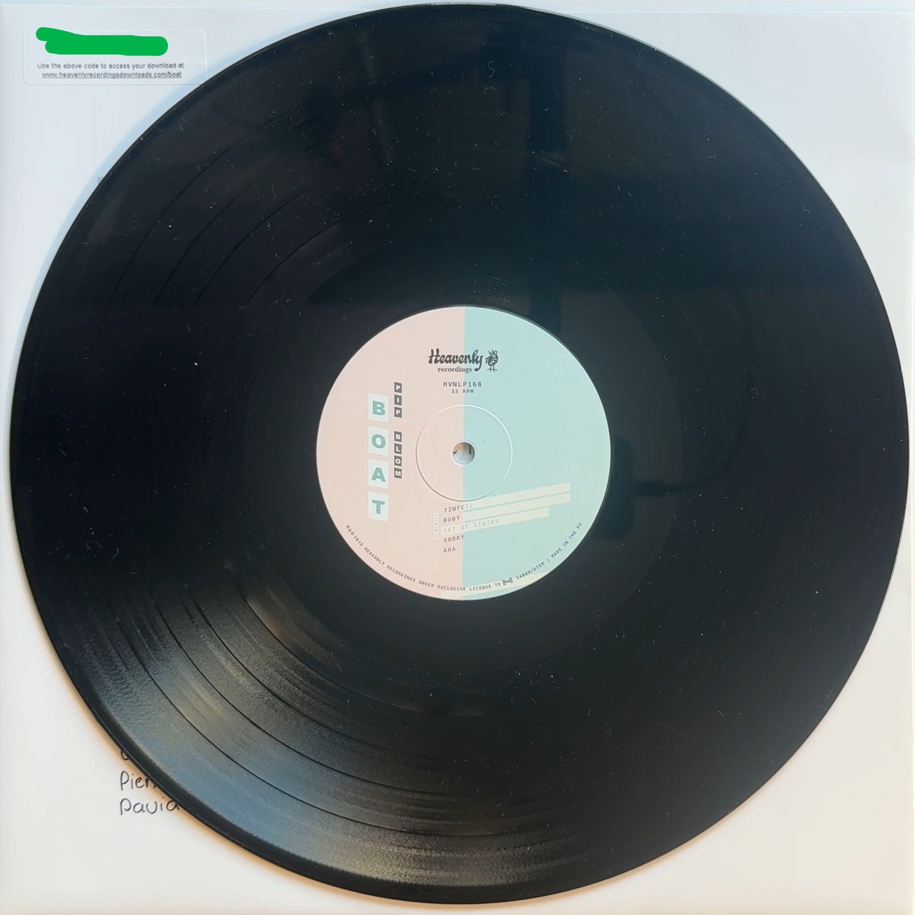 AUTOGRAPH Pip Blom - Boat 2019 UK 1st Press 140g Vinyl Signed