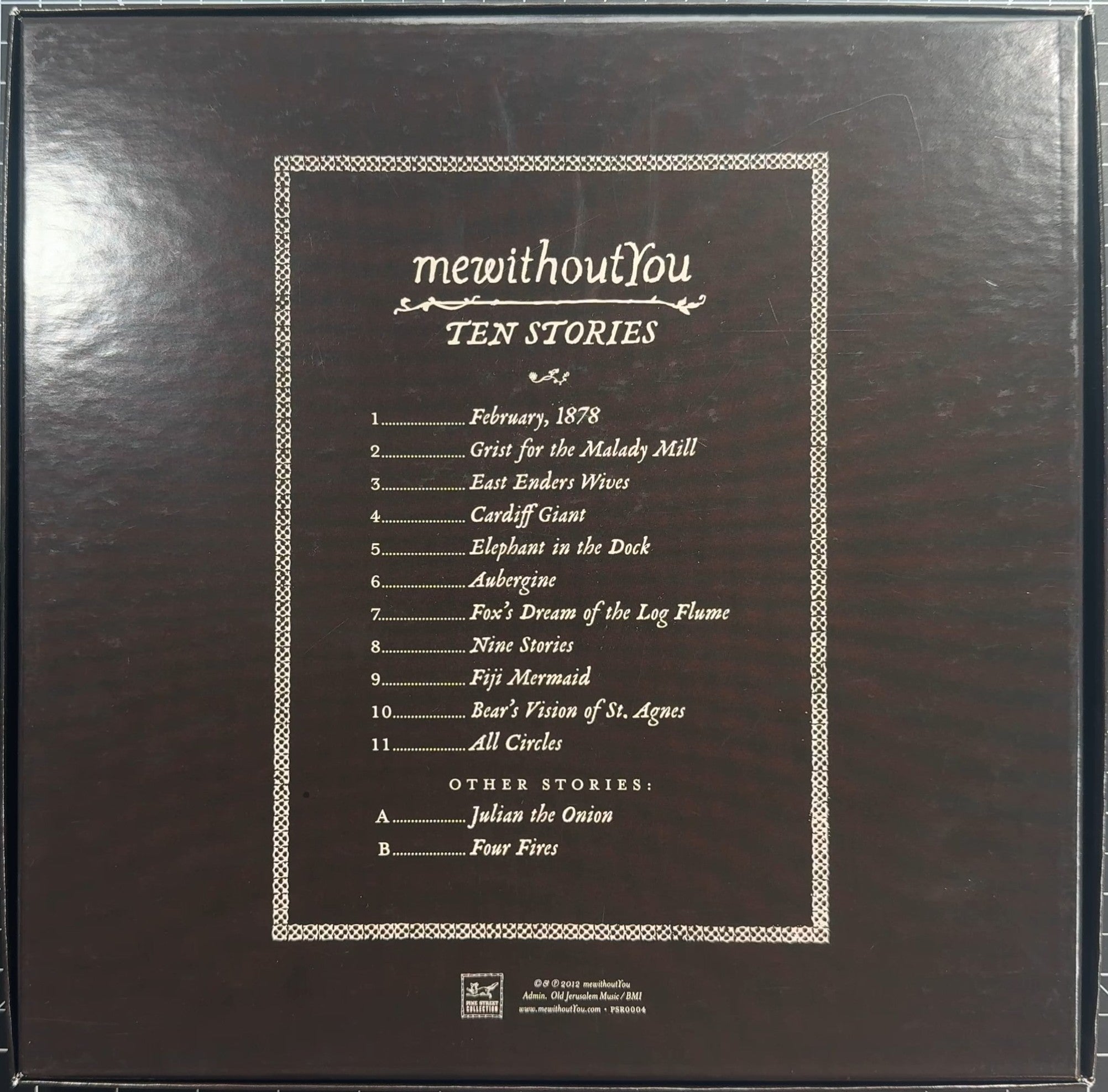 mewithoutYou Ten Stories 2012 US 1st Press Deluxe Ltd Edtn Box Set