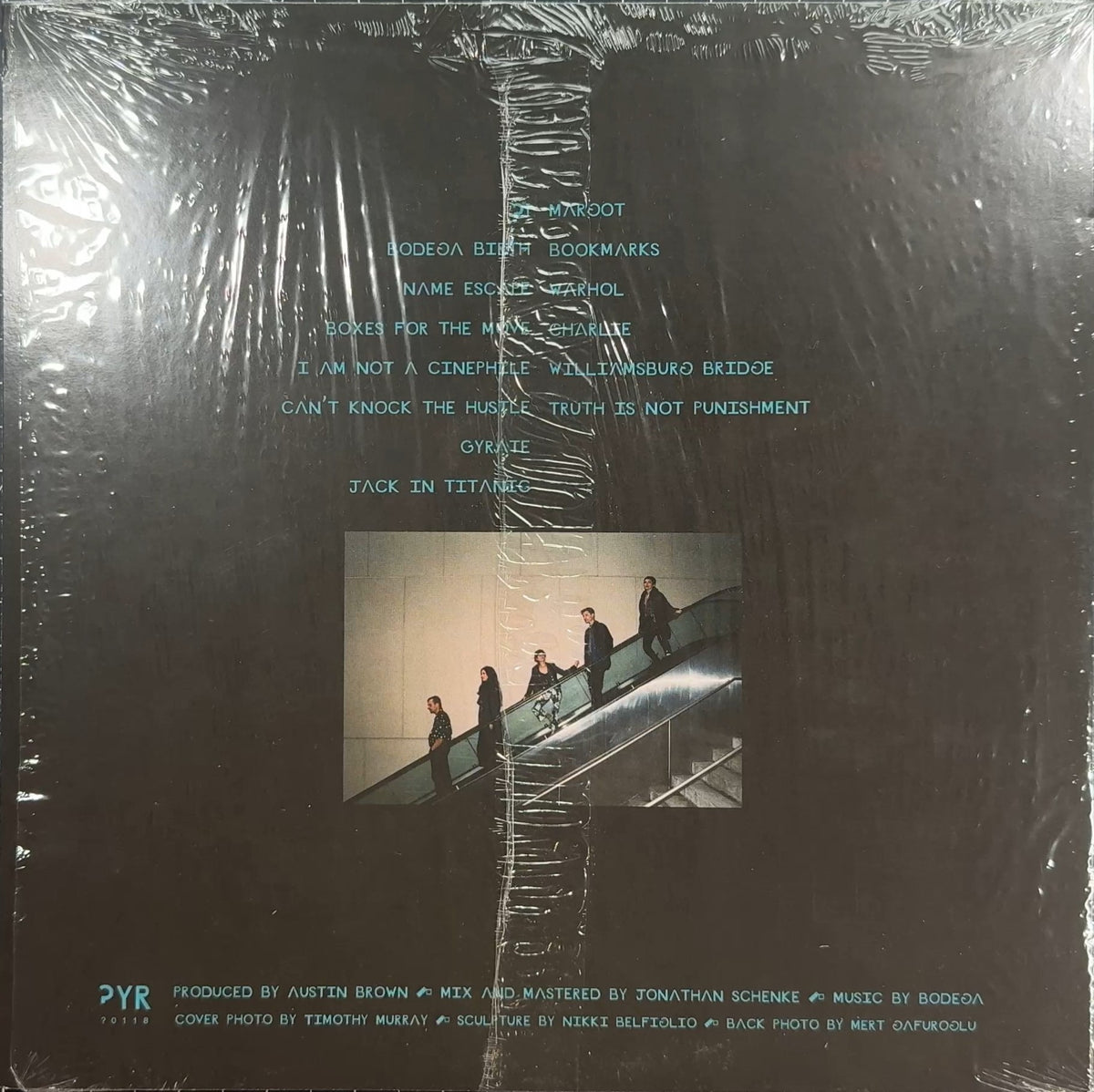 Bodega - Endless Scroll 2018 US 1st Press Ltd Edtn Teal VG+/VG+