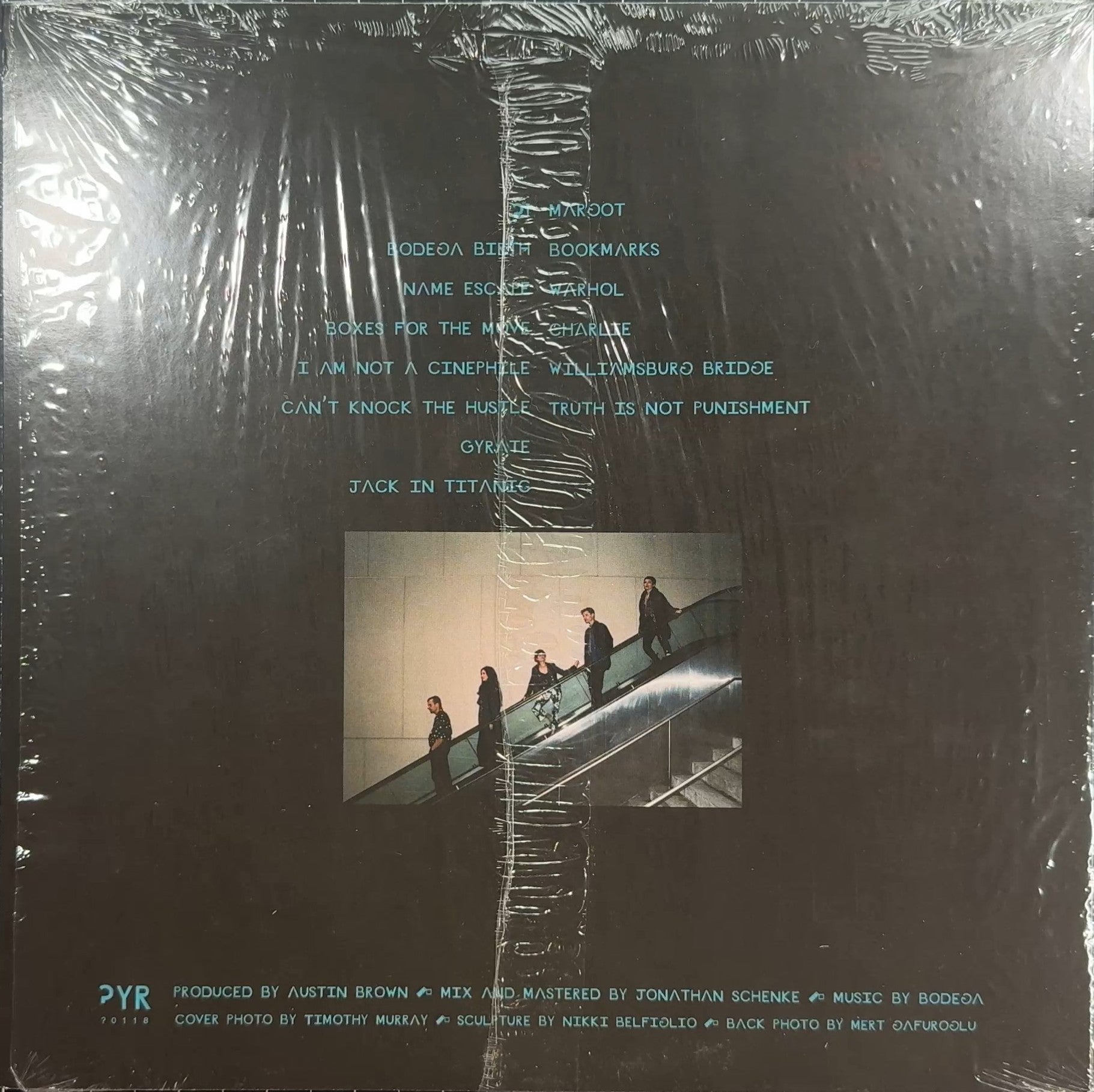 Bodega - Endless Scroll 2018 US 1st Press Ltd Edtn Teal VG+/VG+