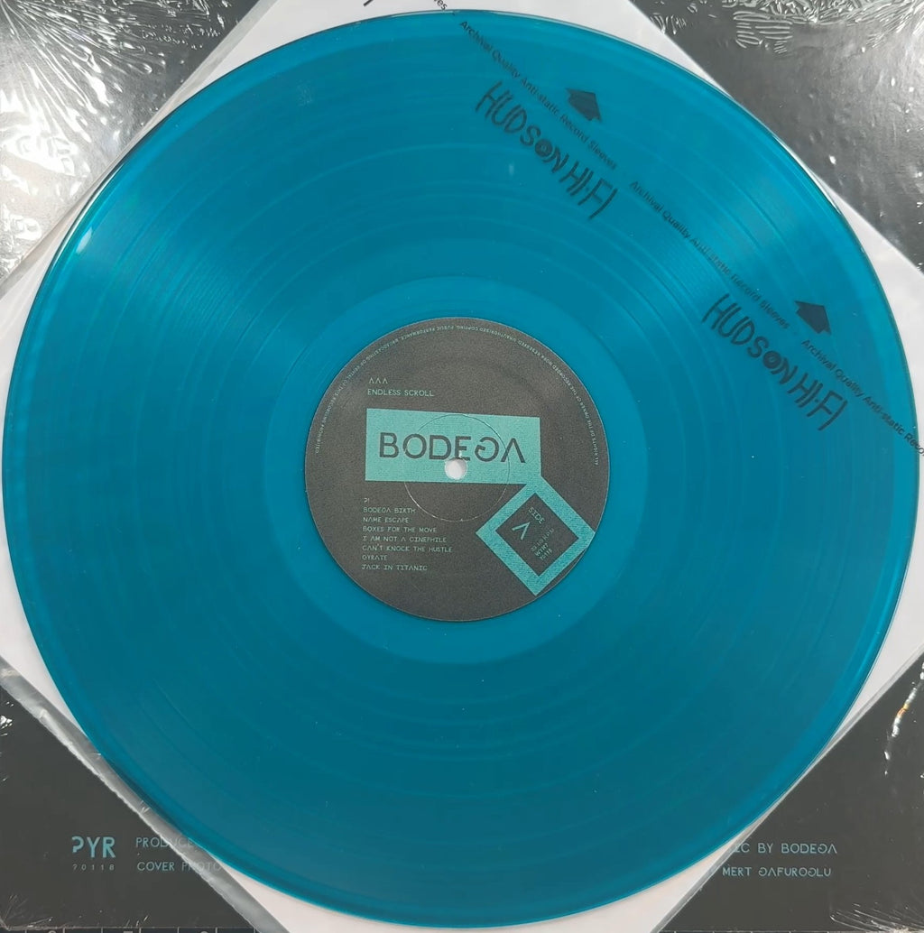 Bodega - Endless Scroll 2018 US 1st Press Ltd Edtn Teal VG+/VG+