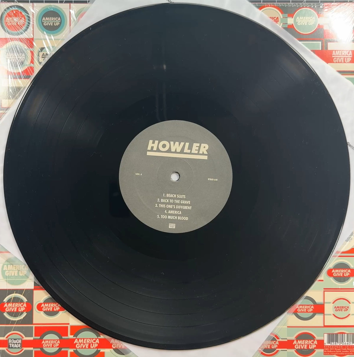 Howler - America Give Up 2012 UK 1st Press VG+/VG+